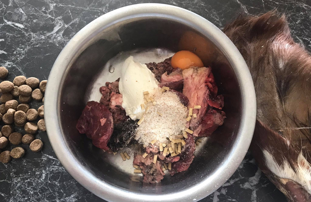 die Tagesration - mehr möchte Madam nicht 